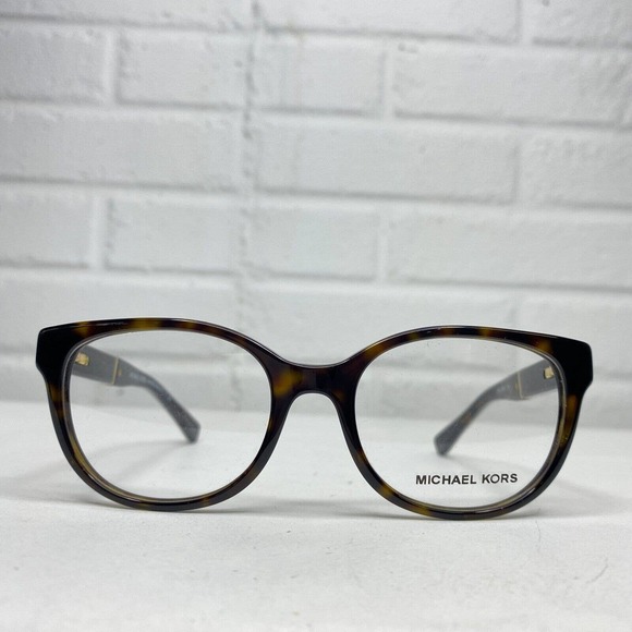 Michael Kors MK 4032 3180 Rania III Cat Eye Havana Gold Eyeglasses 49*17 H2560 - Picture 1 of 8